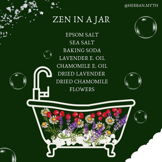 Zen in a Jar: Lavender & Chamomile Bath Salt