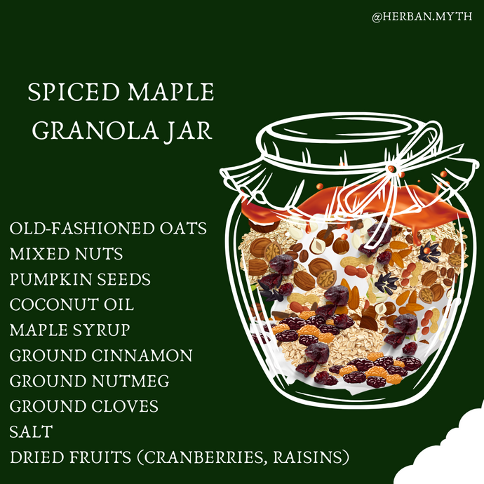 Spiced Maple Granola Jar