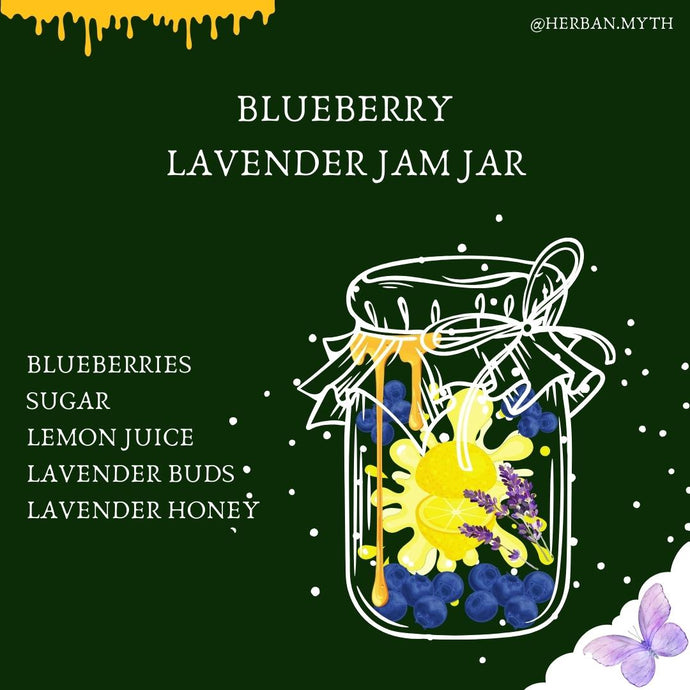 Blueberry Lavender Jam Jar