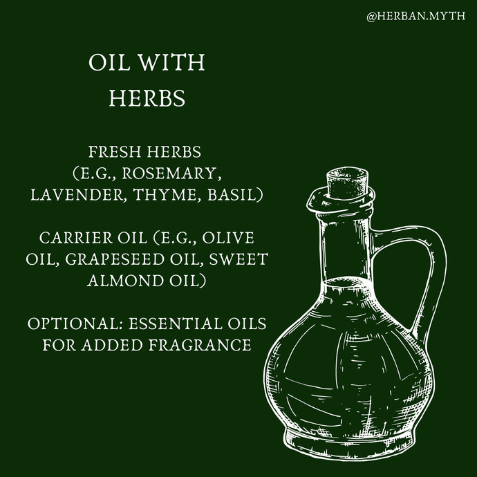 Oil with herbs