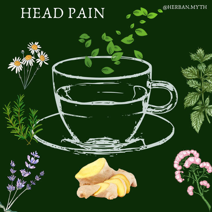 Herbal tea for head pain